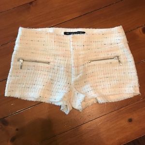 Zara Trafaluc tweed shorts